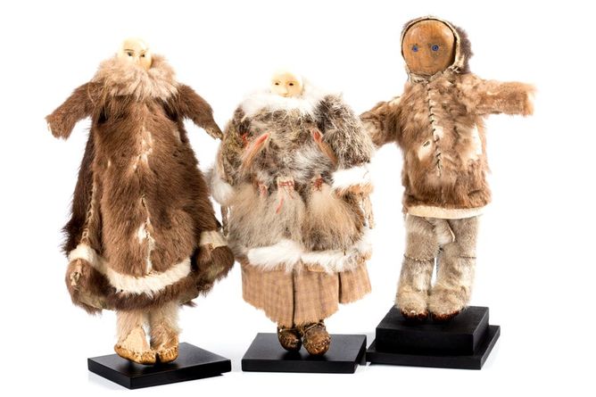 Native Alaskan dolls, Native Alaskan dolls, Gold Rush Era