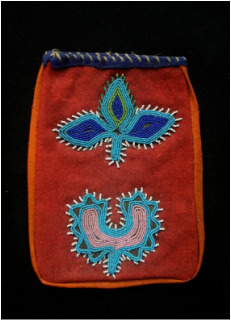 Beaded Bag, Columbia River Plateau - floral motif