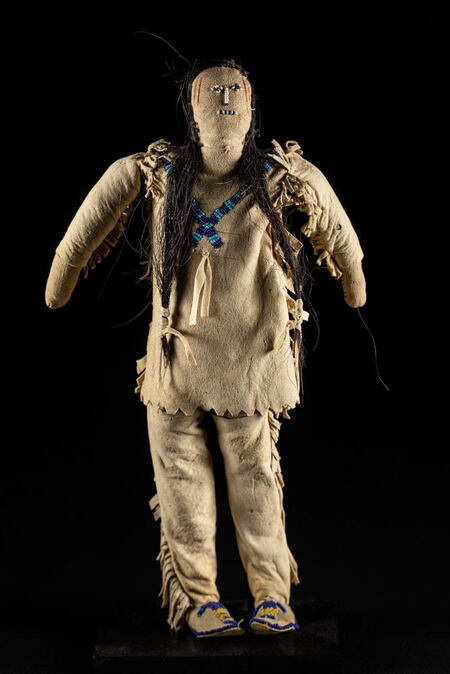 Arapaho Male doll collected by Amos H Gottschall