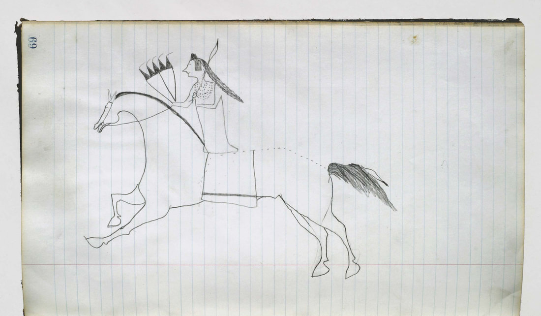 Lakota ledger Drawing