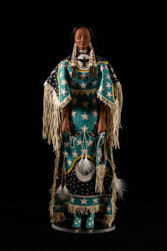 RHONDA HOLY BEAR Arapaho Ghost Dance Figure