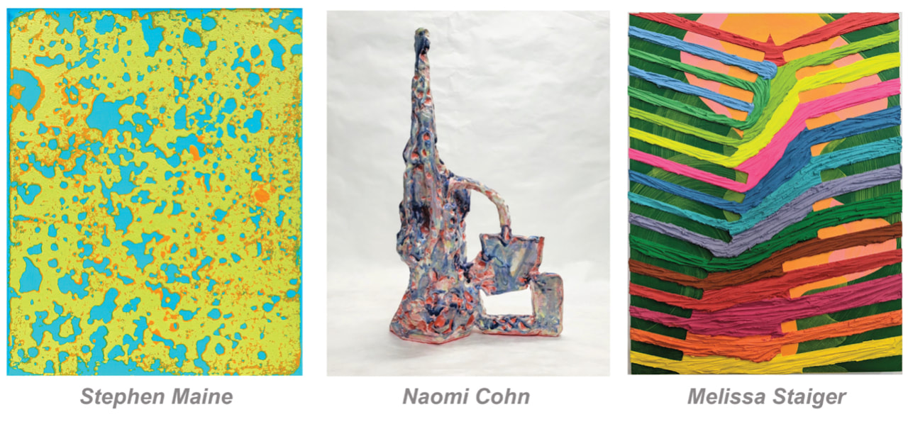 TECHNIC/COLOR  Paintings by Stephen Maine and Melissa Staiger Sculpture by Naomi Cohn